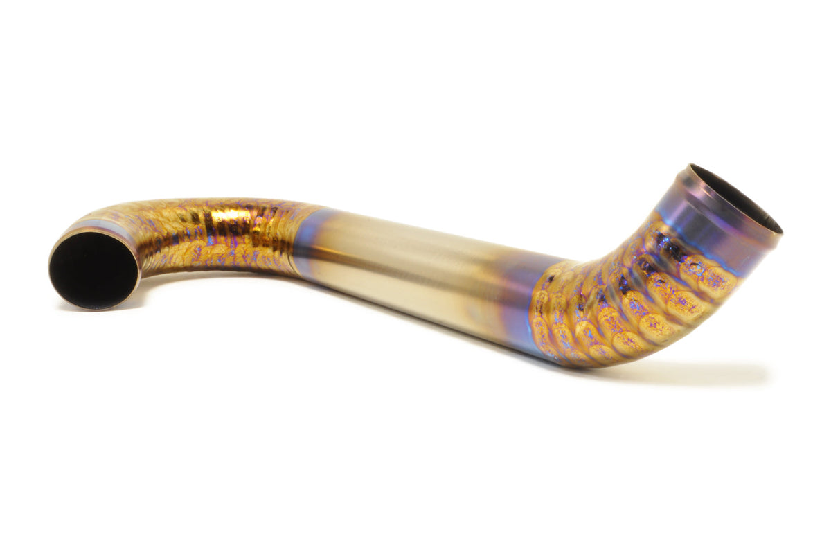 STM Evo 7/8/9 Titanium 2.5" LICP for Stock Frame Turbo (Burned Finish)