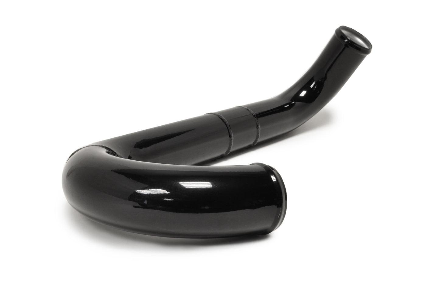 STM Evo 7/8/9 Lower Intercooler Pipe for STM FF T3 Manifold (Gloss Black Finish)