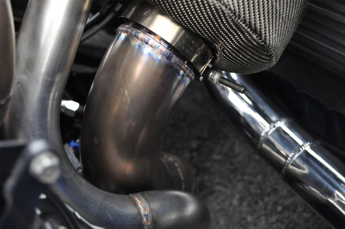 STM Evo 7/8/9 Lower Intercooler Pipe for STM Forward Facing T3 Manifold
