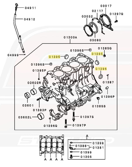 1G 6-Bolt Diagram