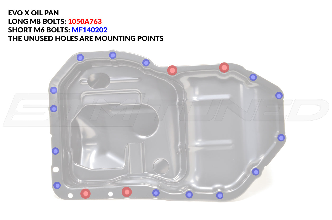 STM OEM Oil Pan Bolt Kit for Evo X