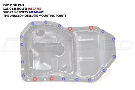 STM OEM Oil Pan Bolt Kit for Evo X