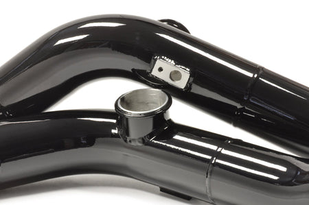 STM R35 GTR FMIC Intercooler - Gloss Black Piping Finish
