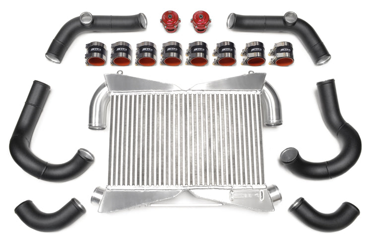 STM R35 GTR FMIC Intercooler Kit - Wrinkle Black