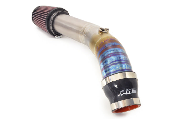 STM R35 GTR Titanium Intake Burned Blue