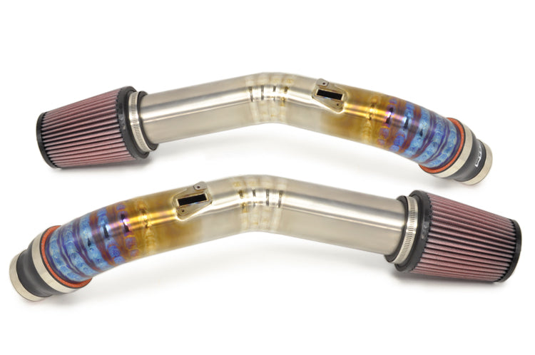 STM R35 GTR Titanium Intake Burned Blue