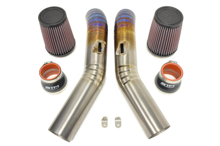 STM R35 GTR Titanium Intake Burned Blue Includes Couplers