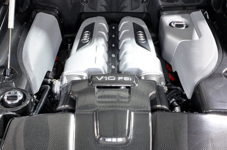 Lamborghini Audi  Huracan Gallardo R8 Silicone Intake Hoses Installed