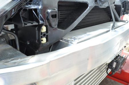 Audi RS3 Intercooler Installed with Crash Bar