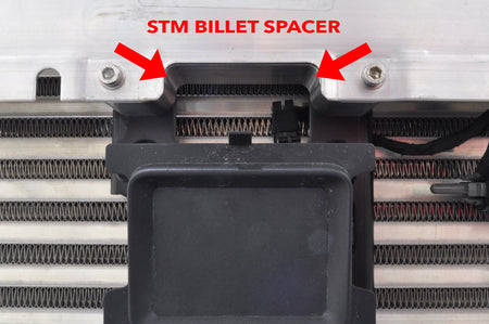 Billet Spacer for ACC (Adaptive Cruise Control) sensor.