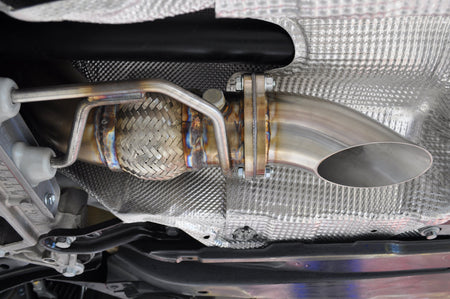 Audi RS3 Exhaust Turn Down Installed