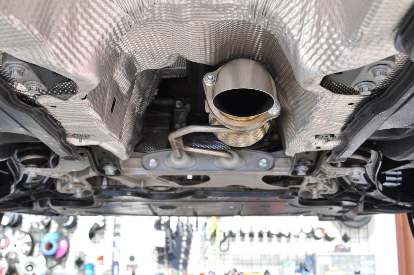 Audi RS3 Exhaust Turn Down Installed
