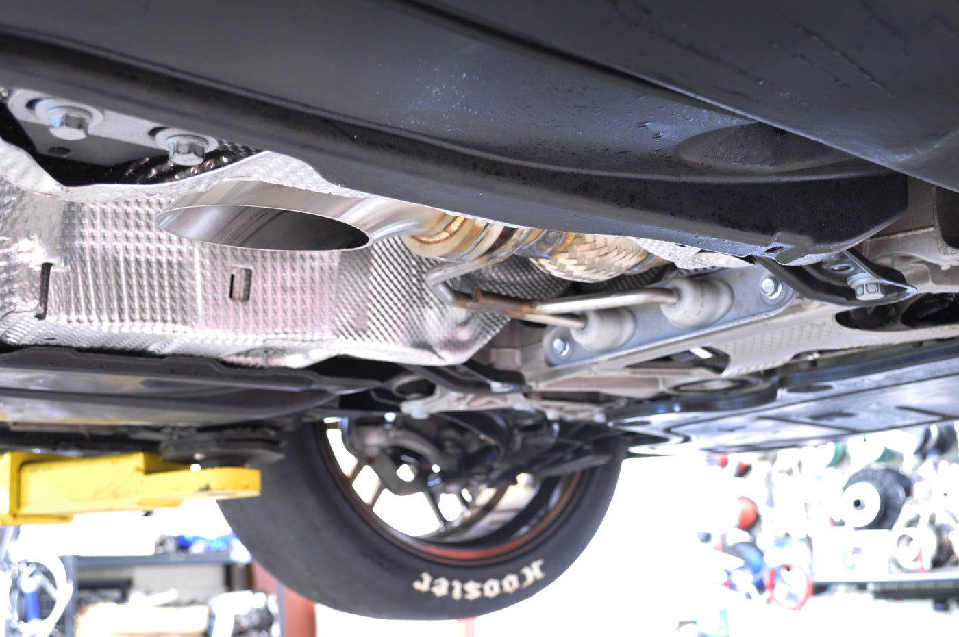 Audi RS3 Exhaust Turn Down Installed