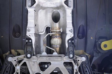 Audi RS3 Exhaust Turn Down Installed