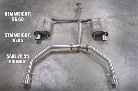 Lexus IS250/IS350 Exhaust Weight