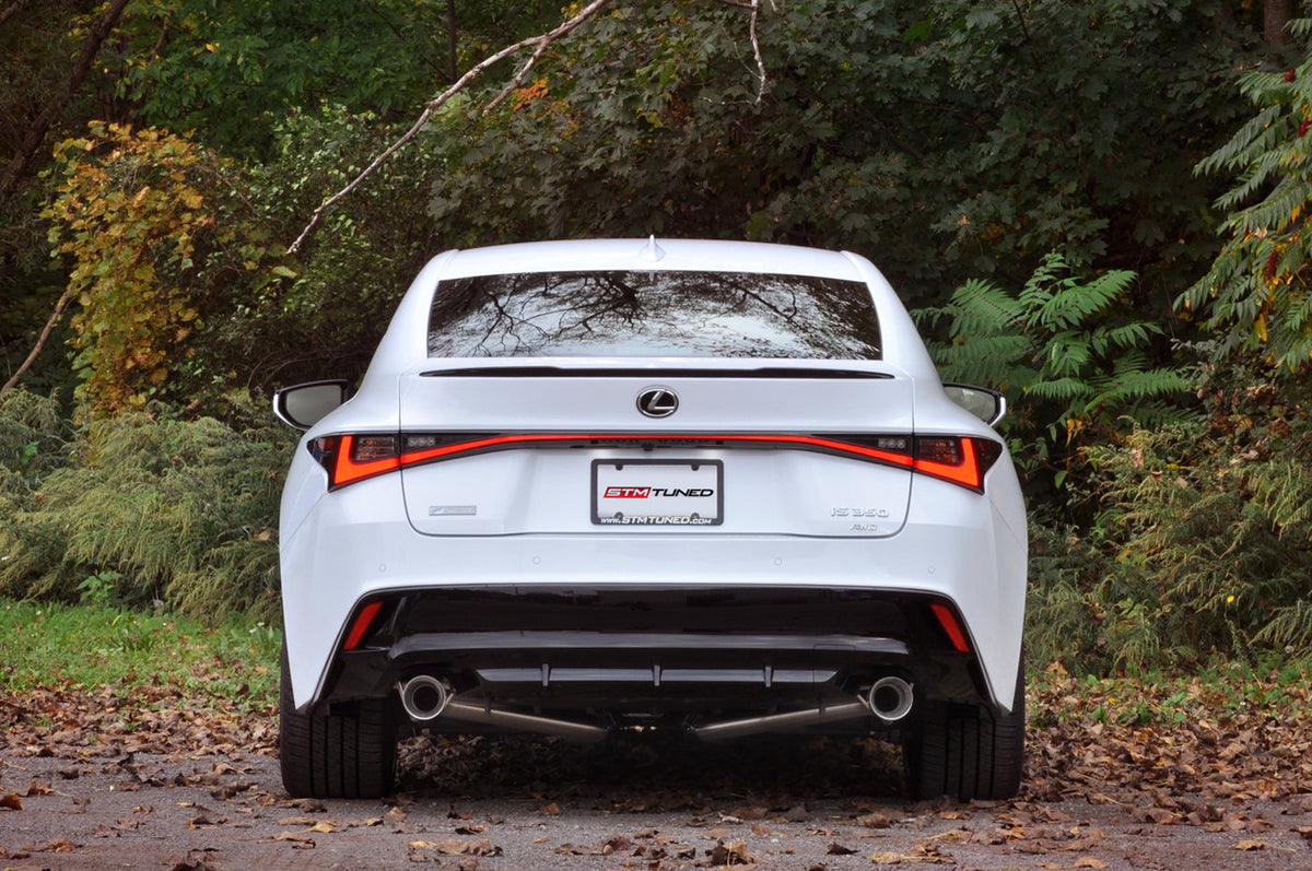 STM Stainless Axle-Back Exhaust for 2021+ Lexus IS300/IS350