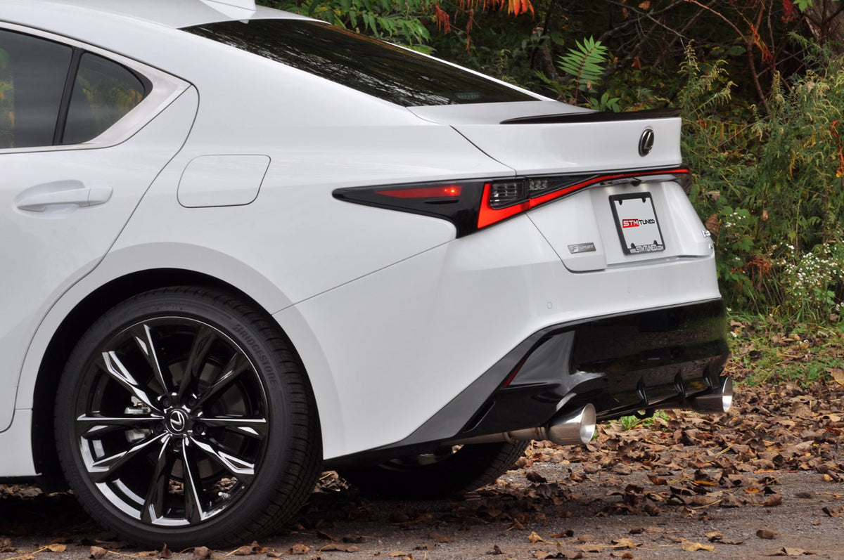 STM Stainless Axle-Back Exhaust for 2021+ Lexus IS300/IS350