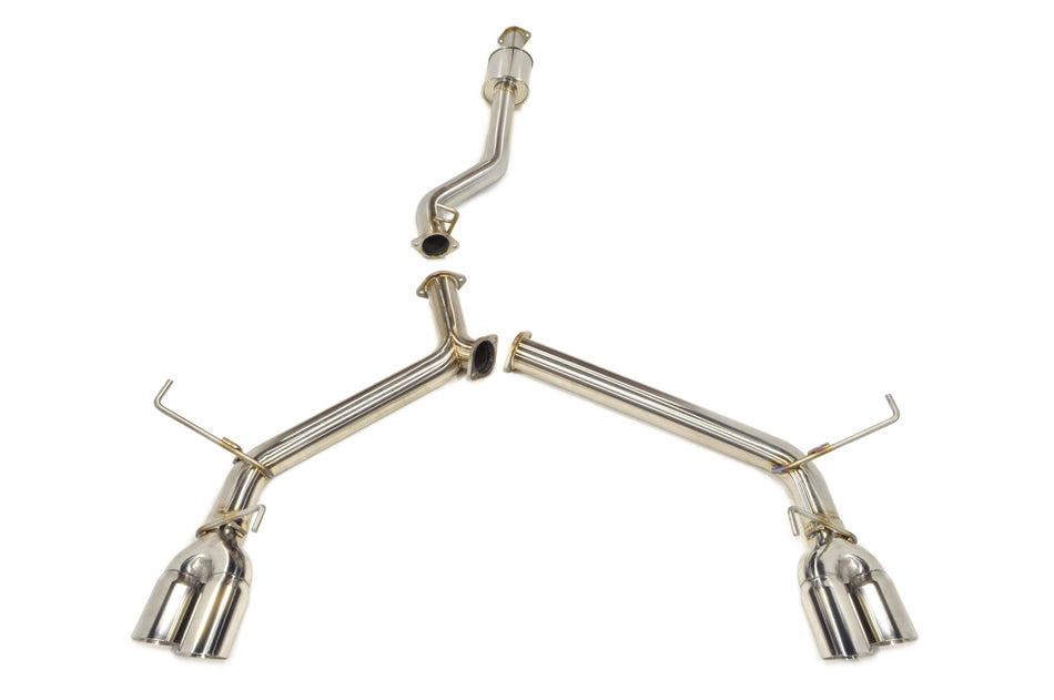 STM Stainless Dual Exit Cat-Back Exhaust for 2022 WRX