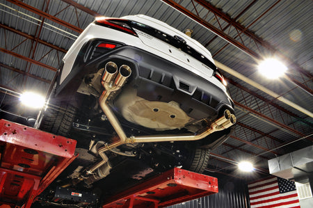 STM Stainless Dual Exit Cat-Back Exhaust for 2022 WRX