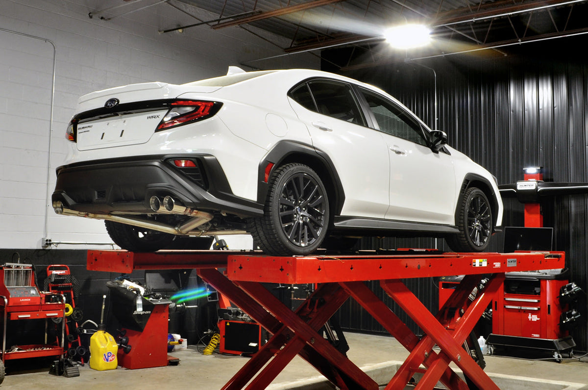 STM Stainless Dual Exit Cat-Back Exhaust for 2022 WRX