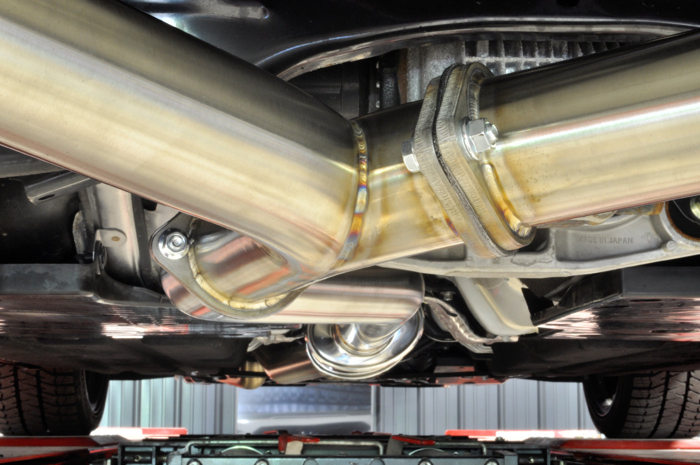 STM Stainless Dual Exit Cat-Back Exhaust for 2022 WRX