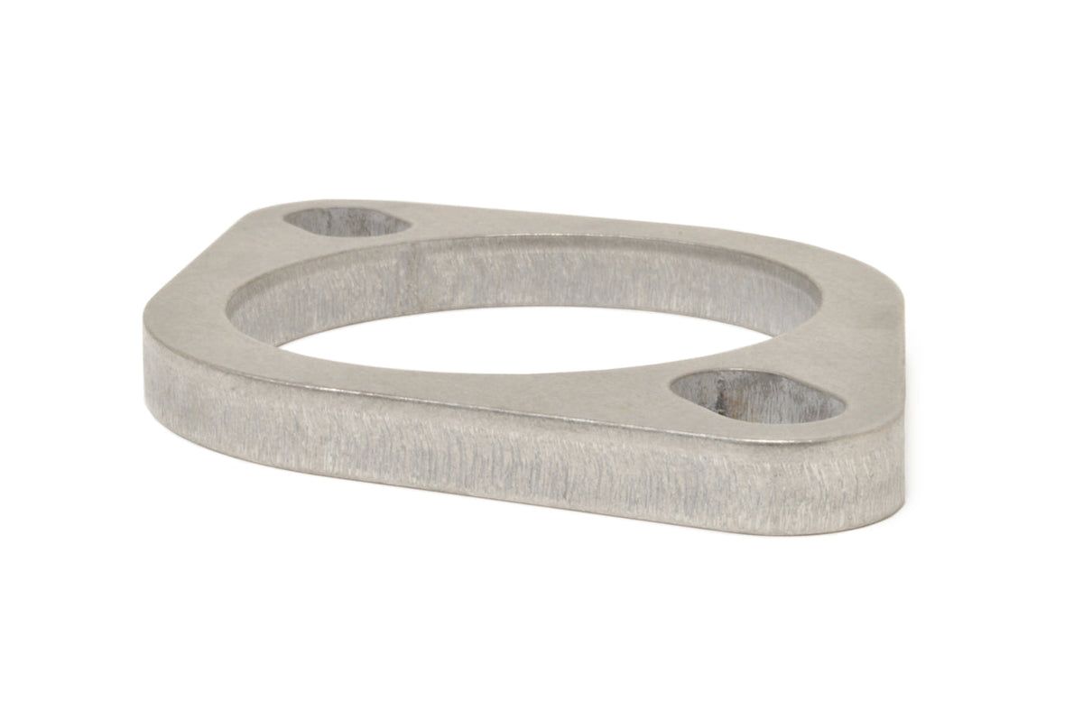 STM Stainless Steel Exhaust Flange 2-Bolt / 2.5-Inch Elongated (LC-053)