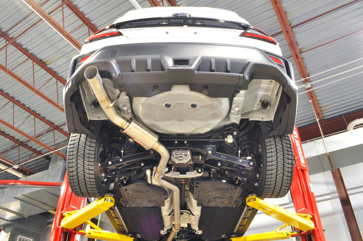 STM Stainless Single Exit Cat-Back Exhaust for 2022+ WRX