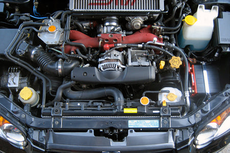 STM Small Battery Kit Installed in a 2004 Subaru STi