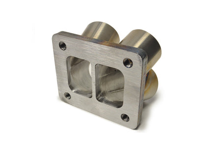 T4 Twin Scroll Turbo Manifold Merge Collector Flange 4 Runners into 1