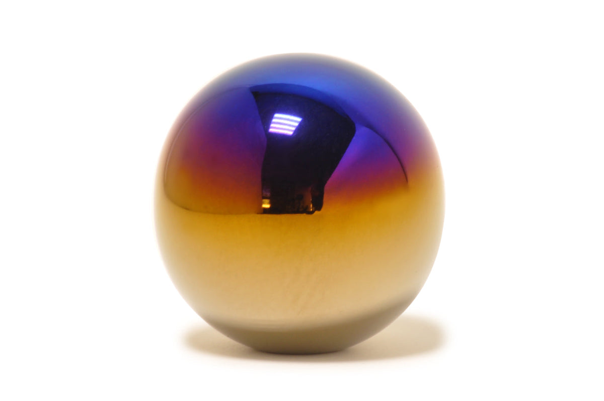  Titanium Shift Knob Burned Rainbow
