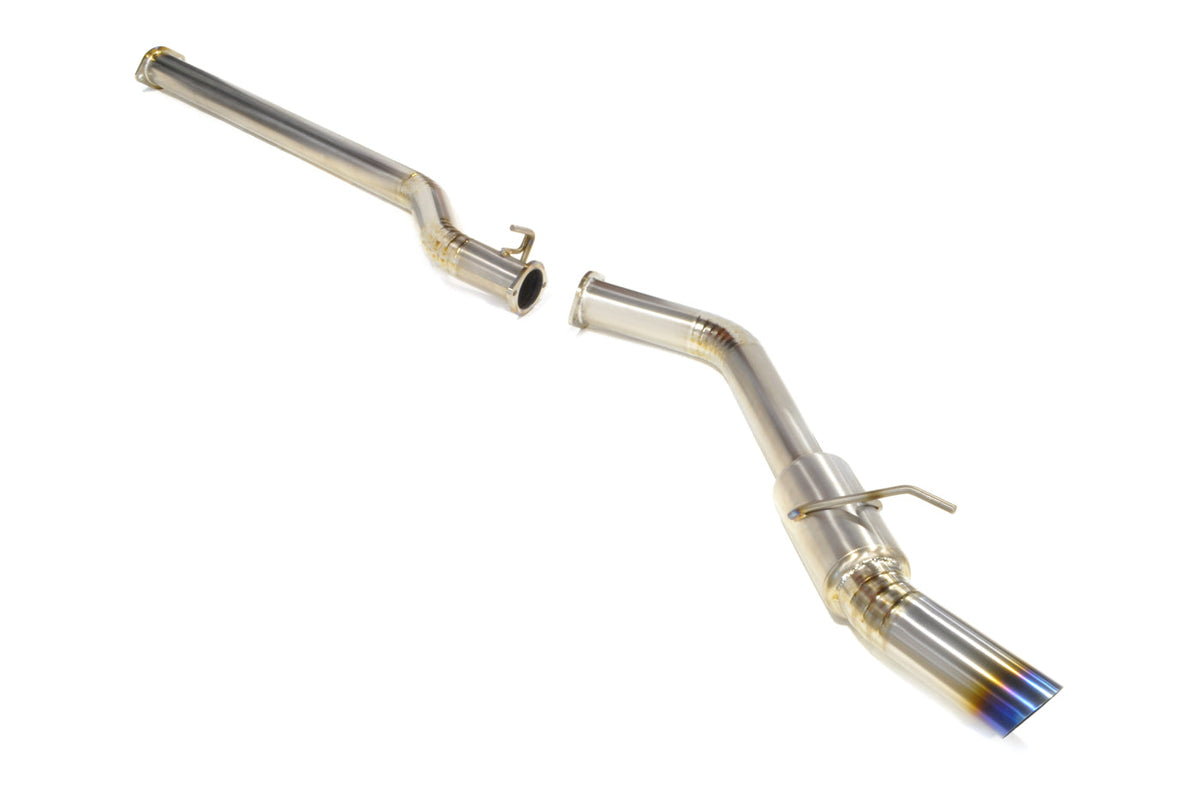 STM Titanium Single Exit Cat-Back Exhaust for 2022+ WRX (Burned Tip)