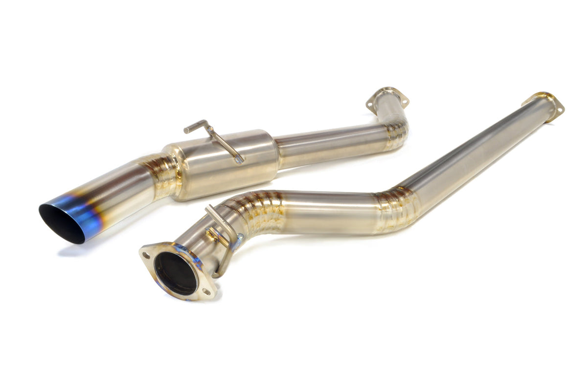 STM Titanium Single Exit Cat-Back Exhaust for 2022+ WRX (Burned Tip)