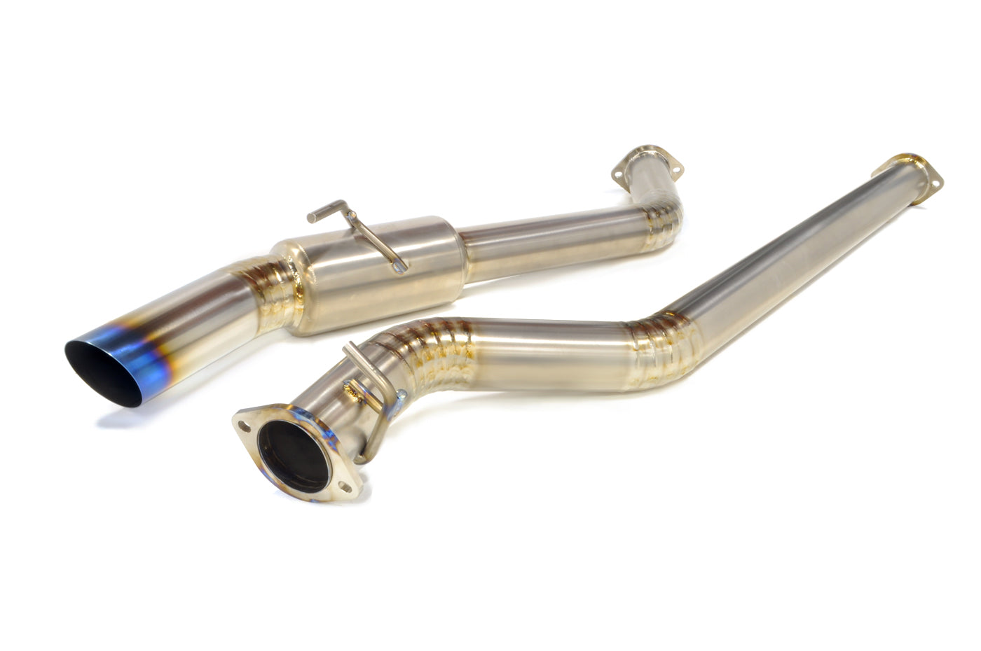 STM Titanium Single Exit Cat-Back Exhaust for 2022+ WRX (Burned Tip)