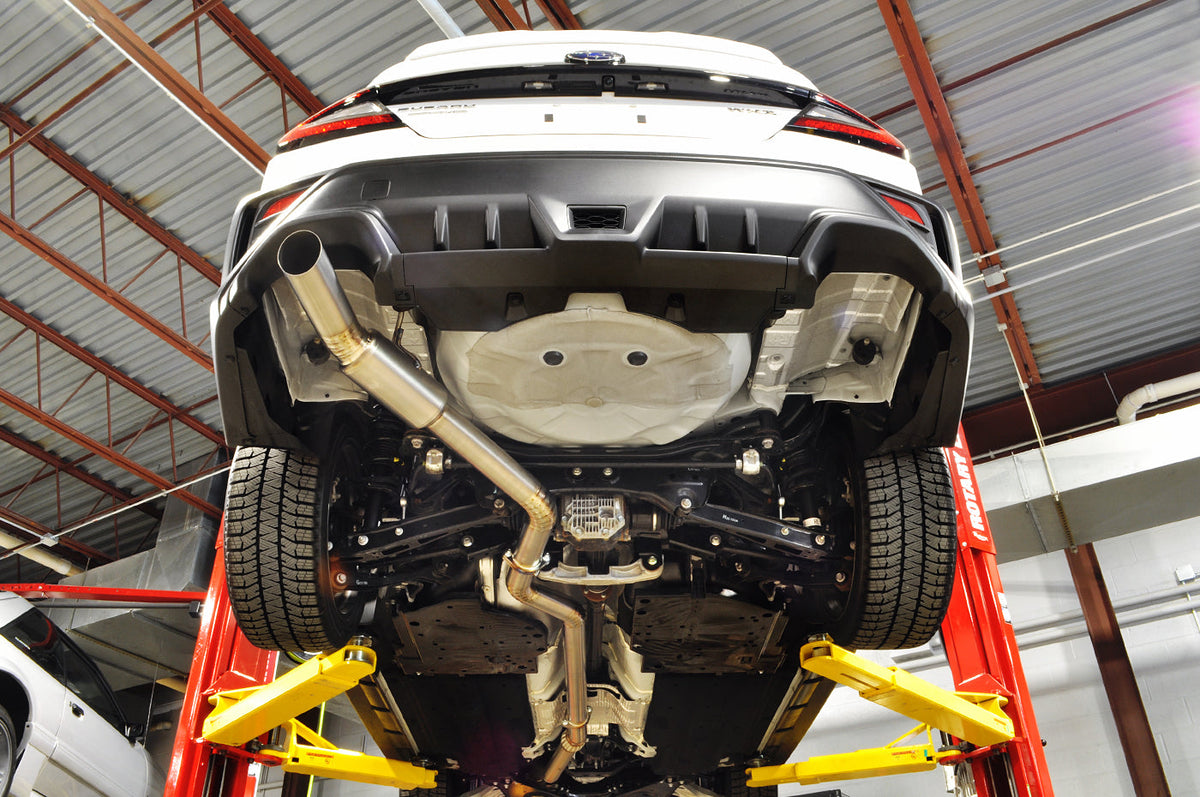 STM Titanium Single Exit Cat-Back Exhaust for 2022+ WRX (Bare Tip)