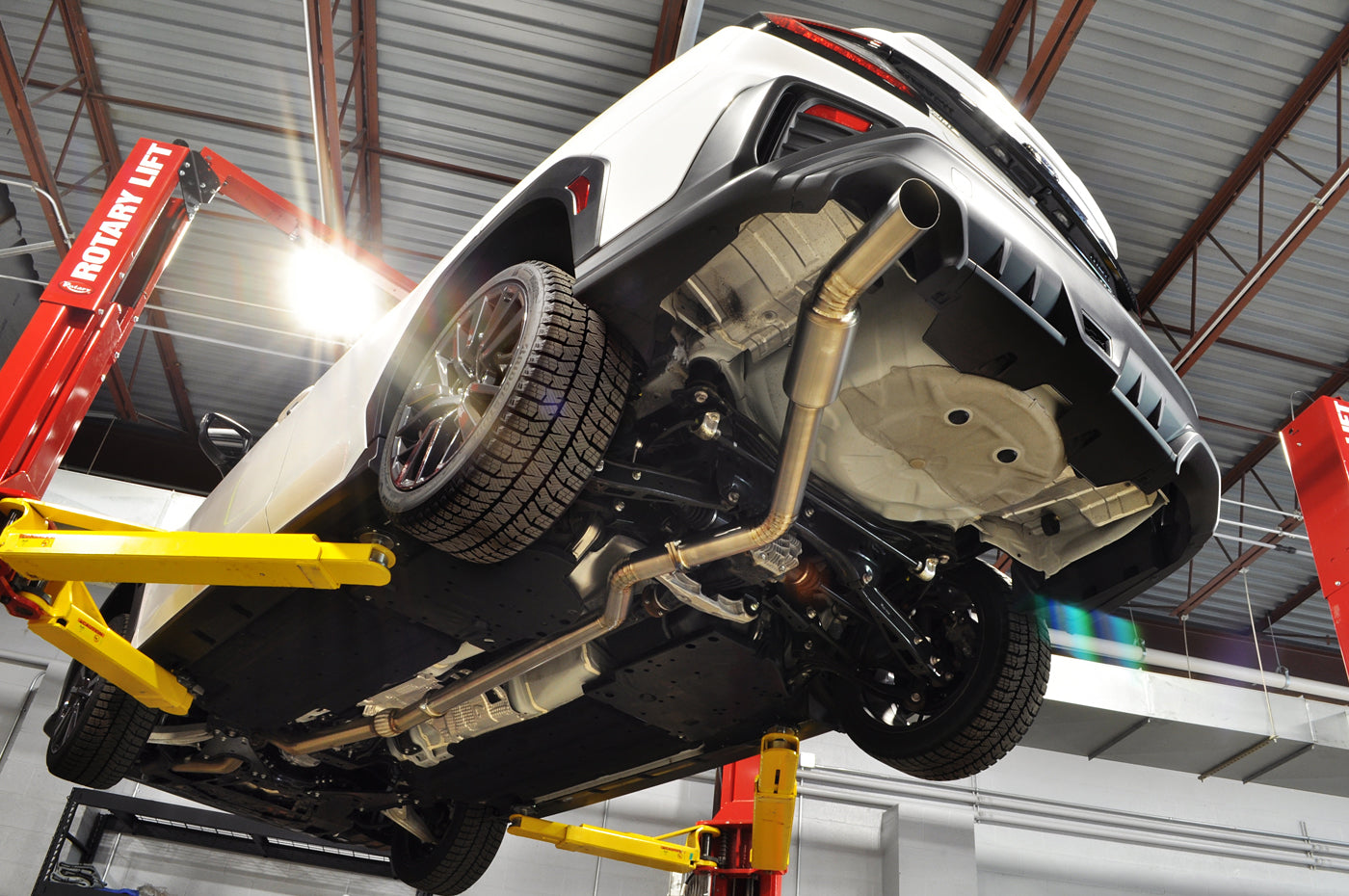 STM Titanium Single Exit Cat-Back Exhaust for 2022+ WRX (Bare Tip)
