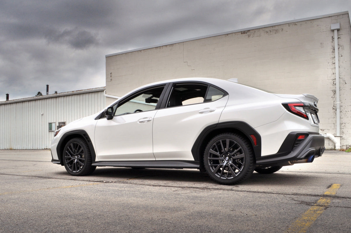 STM Titanium Single Exit Cat-Back Exhaust for 2022+ WRX (Burned Tip)