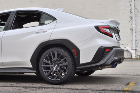 STM Titanium Single Exit Cat-Back Exhaust for 2022+ WRX (Burned Tip)