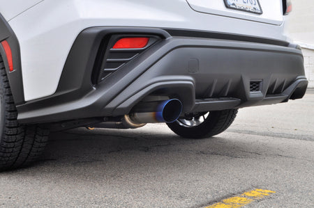 STM Titanium Single Exit Cat-Back Exhaust for 2022+ WRX (Burned Tip)