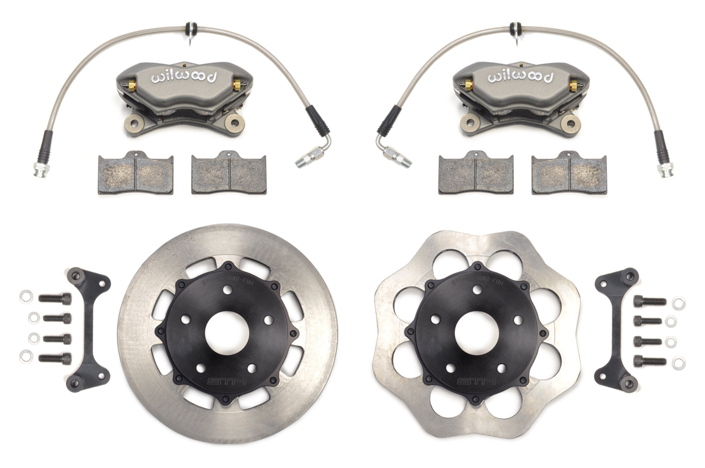 STM Lightweight Front Drag Brake Kit for 2005-2021 WRX/STi (Rotor Options)