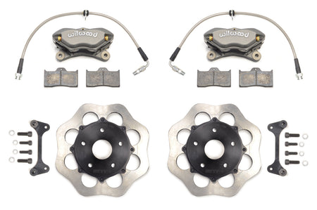 STM Lightweight Front Drag Brake Kit for 2005-2021 WRX/STi (Scalloped Rotors)