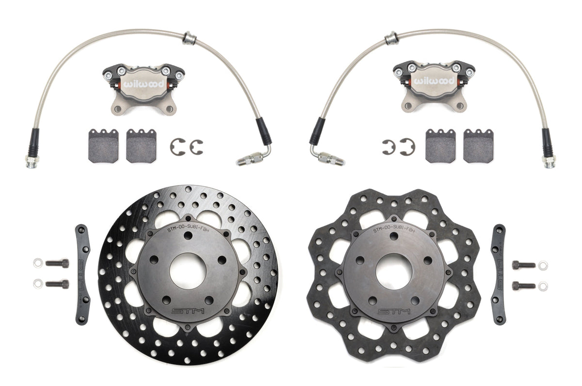 STM Lightweight Rear Drag Brake Kit for 15-21 WRX/05-21 STi (Rotor Options)