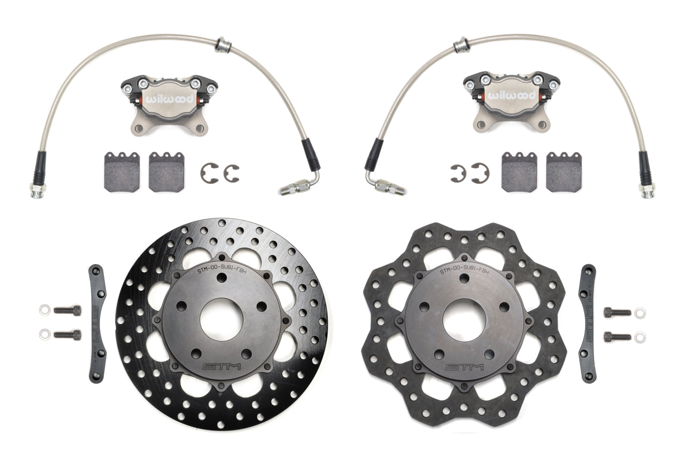 STM Lightweight Rear Drag Brake Kit for 15-21 WRX/05-21 STi (Rotor Options)