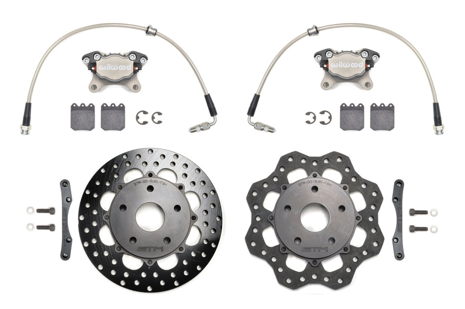 STM Lightweight Rear Drag Brake Kit for 15-21 WRX/05-21 STi (Rotor Options)
