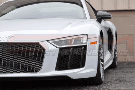 Audi R8 Wheel Spacers Before After Comparison