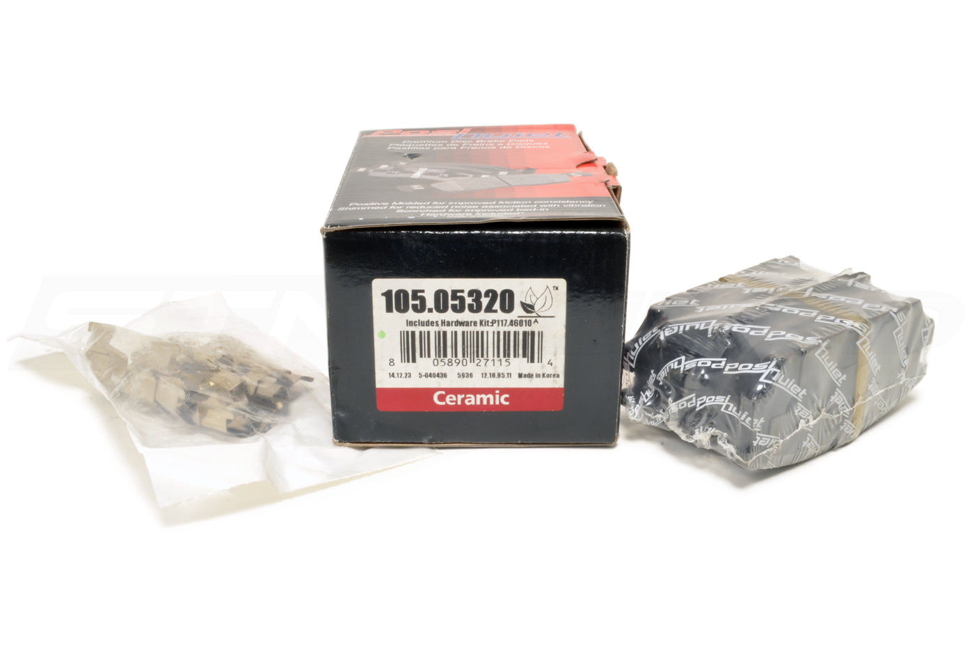 105.05320 StopTech DSM Posi-Quiet Ceramic Brake Pads