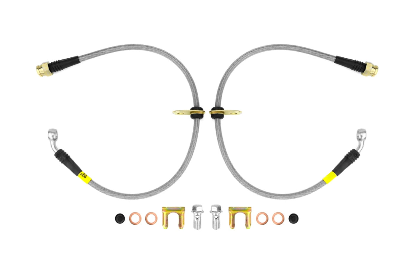 StopTech Stainless Brake Lines for 2015-2020 WRX Rear (950.47507)