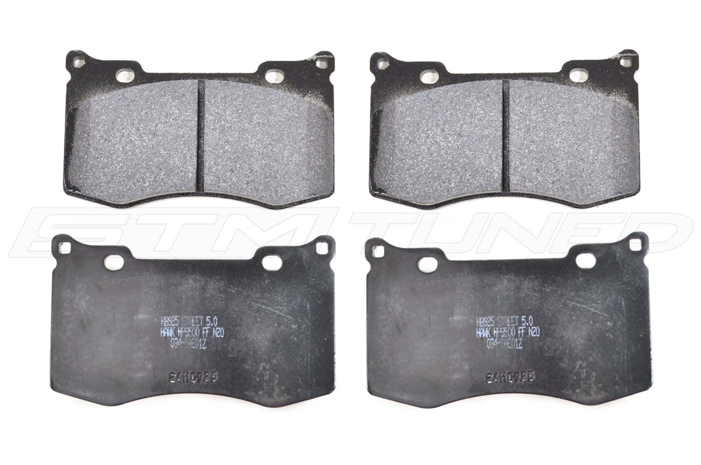 Hawk Street 5.0 Brake Pads for C8 Corvette (HB925B-597 Rear Pads Pictured)