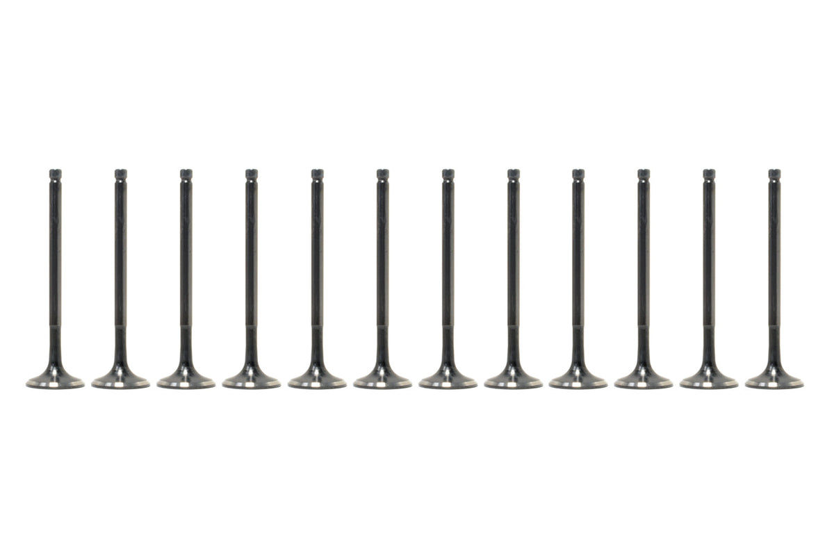 Supertech Black Nitride Valves for 2JZ Supra (Set of 12)