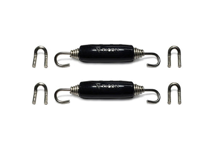 Ticon Titanium Exhaust Spring & Tab Kit Black