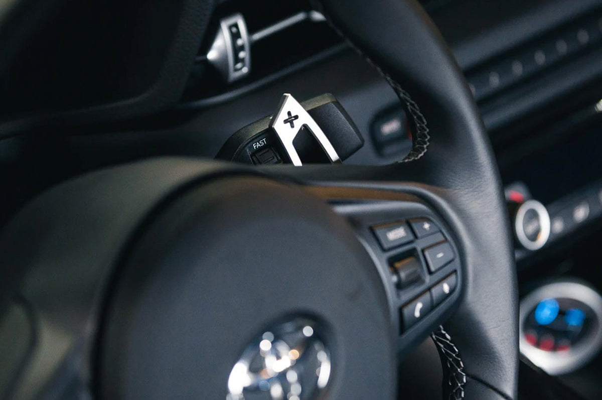 Titan Supra Billet Shifter Paddles Installed